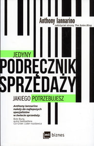 BK1551POL "Jedyny podręcznik sprzedaży, jakiego potrzebujesz" Anthony Iannario